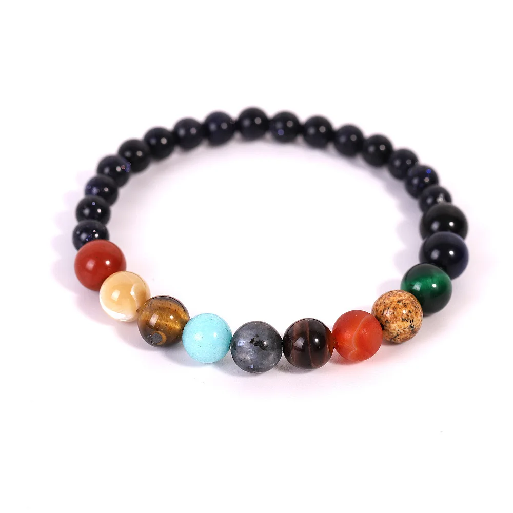 

Amazon sells 8mm natural stone bracelet star galaxy bead natural stone bead bracelet