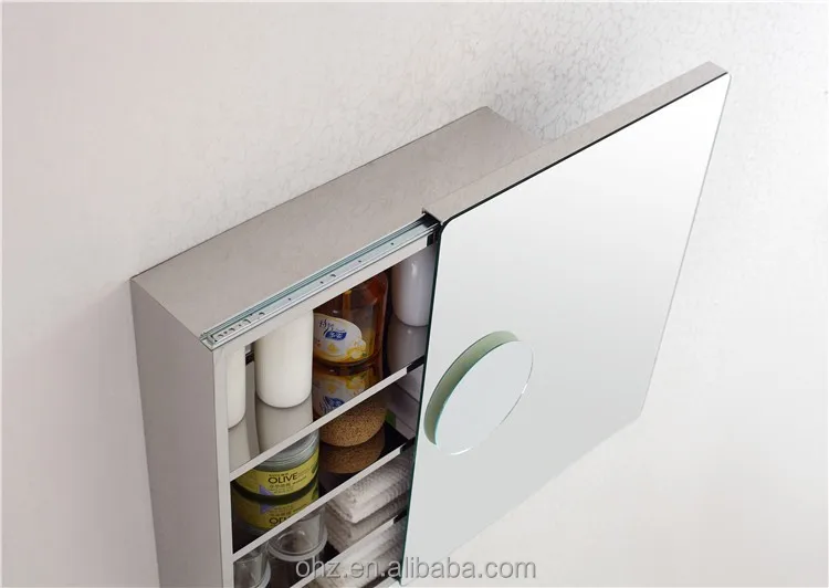 Fare su porta scorrevole specchio mobiletto del bagno con specchio ... Bagno con porta scorrevole