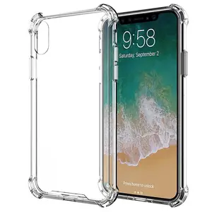 ShockProof Transparent TPU Bumper Clear Cell Phone Case For Samsung galaxy s10 plus