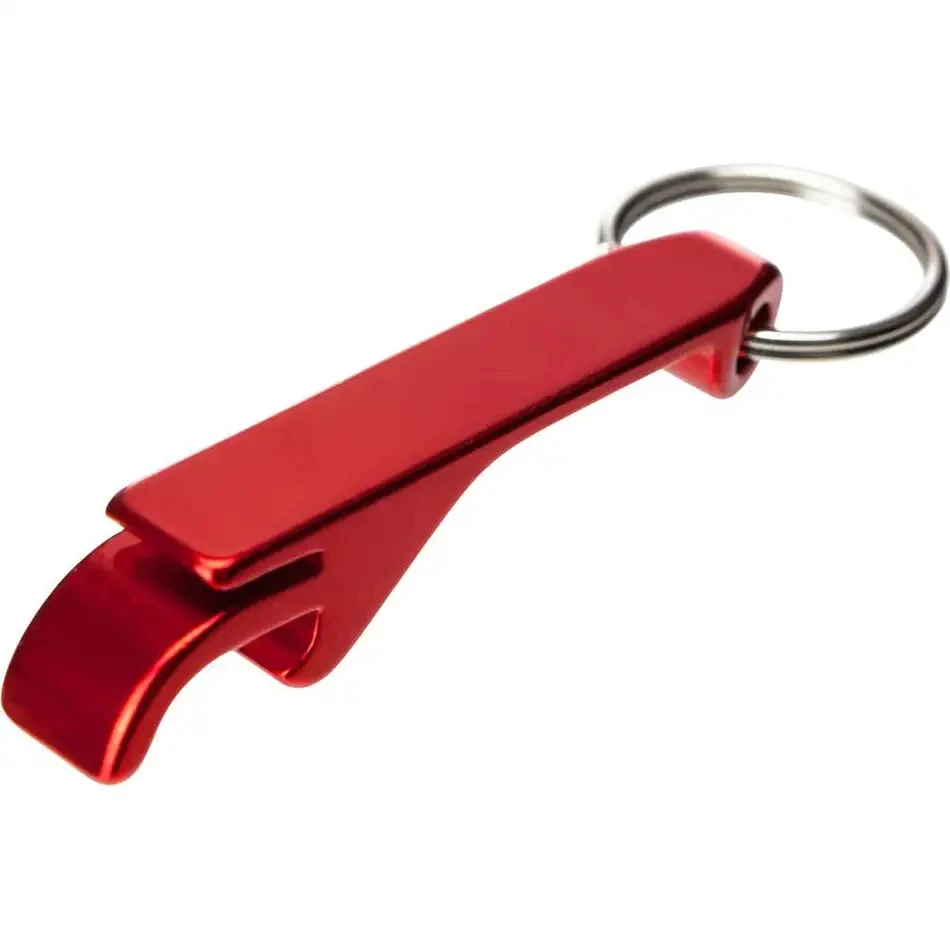 Giveaway Items Custom Logo Metallic Bottle Opener Keychain For