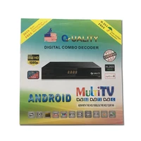 

QUALITY ANDROID H.265 satellitetvreceiver full HD 1080P DVB-T2/C/S2 Combo iks decoder