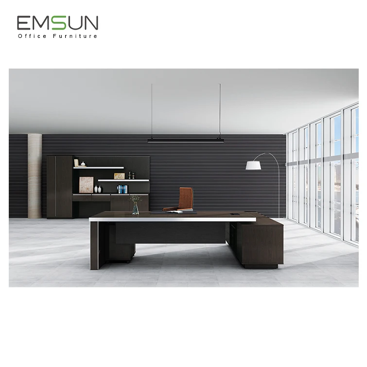 
China factory cheap price furniture l shaped office desk modern office desk executive office table design 