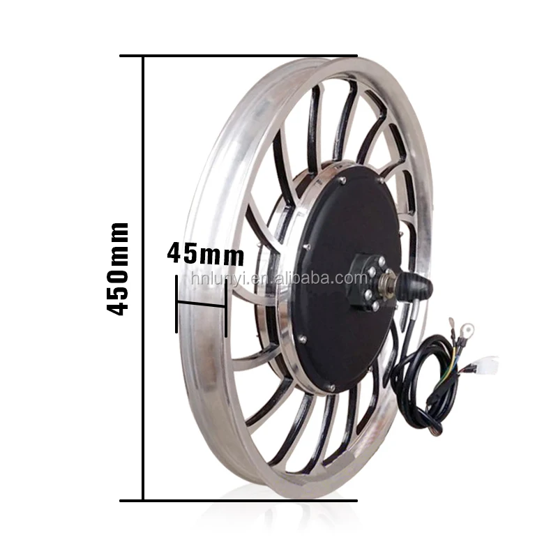 20inch BLDC 36v 48v 1000w Front Drive and Rear Drive hub motor For Electric Rickshaw With Inflatable Tyre