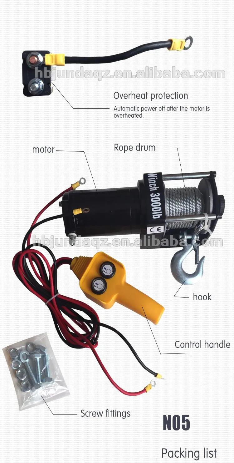 Hot sale DC motor 24V 12 V 3000LBS electric capstan winches used for building, View capstan