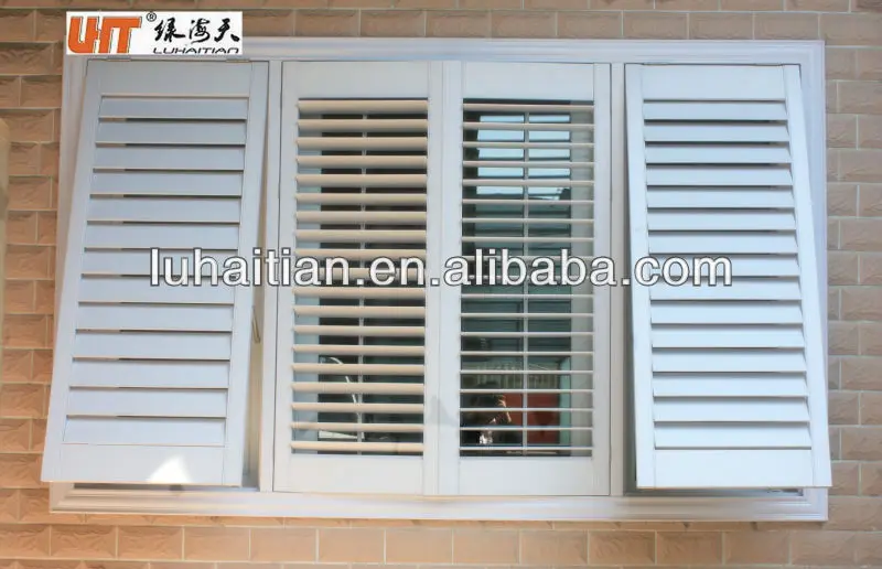 Decorative Plastic Window Panels Interior Bedroom Soundproof Pvc Louver