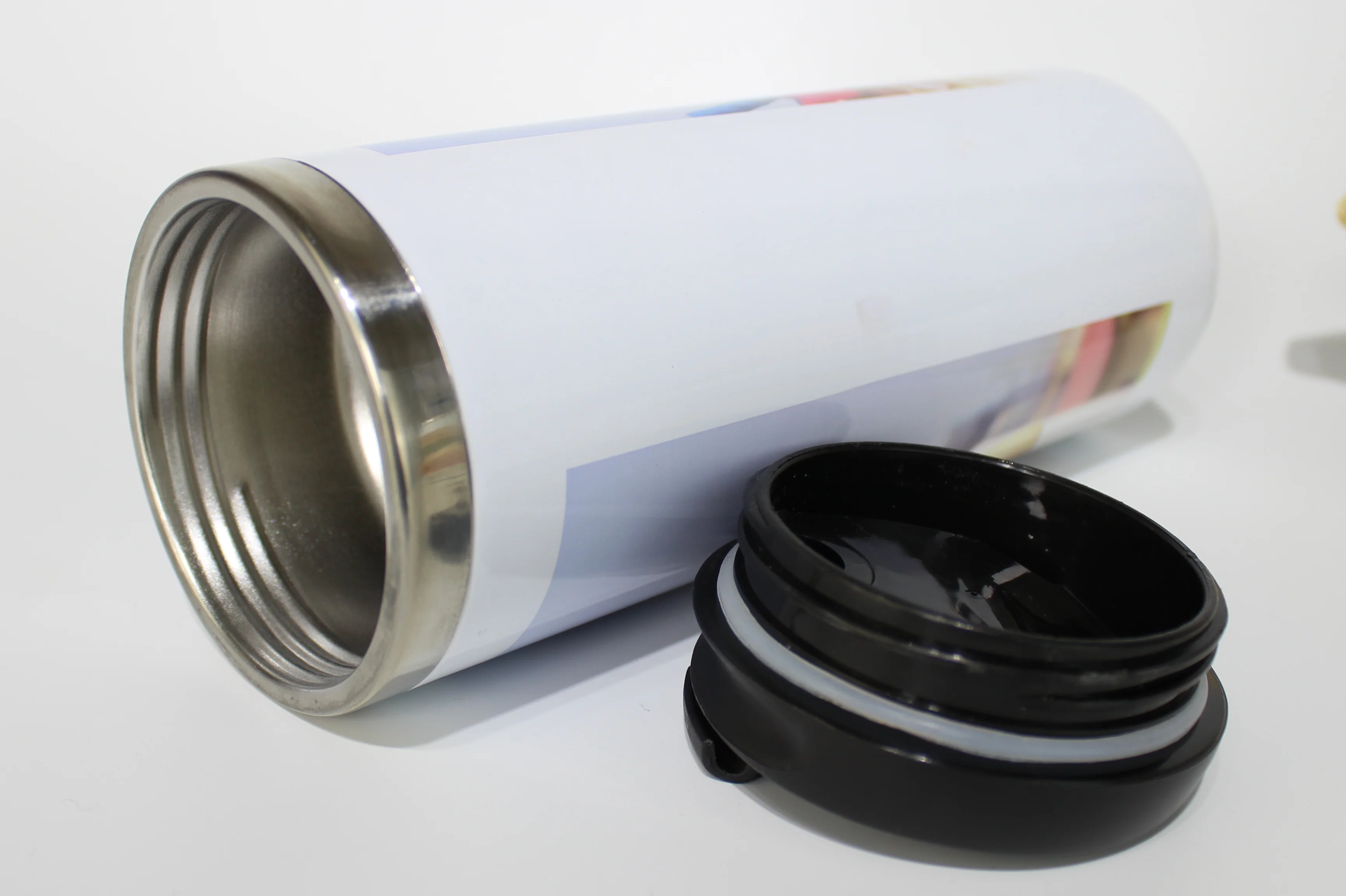 Popular Custom Printed Thermo Cups With Lid Sublimation Stainless Steel