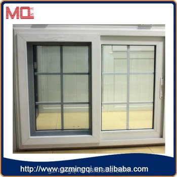 Supply sliding upvc window grill design with mesh, View upvc window ...