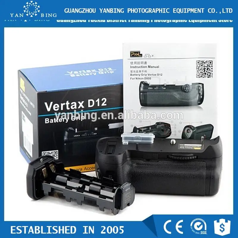 PIXEL vertax holder pack battery grip D12 for NIKON D800 D800E D810 MB-D12