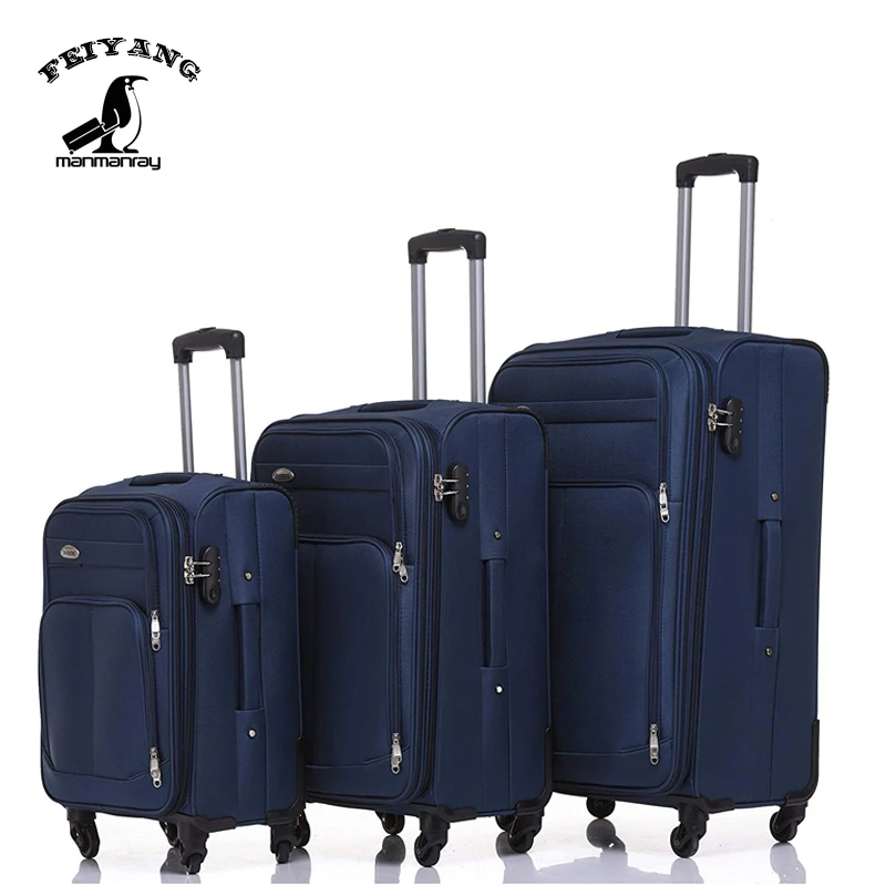 

New design high quality oxford fabric 4 wheel suitcase travel pro luggage, Variety