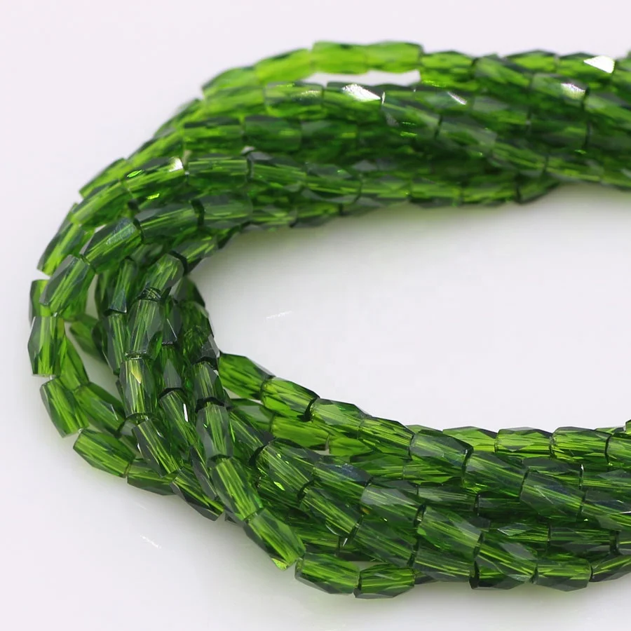 

New rectangular 18 cut hollow glass beads for clothes curtains all decoration, More than 70 colors