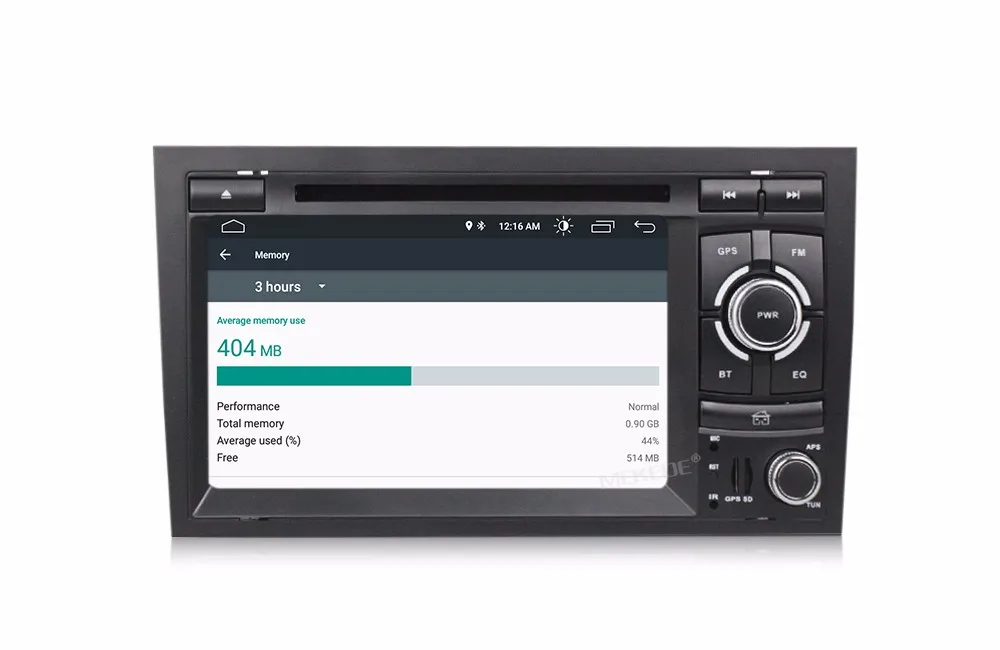 Mekede 7" Android 8.1 Quad Core Car Gps Navigation For Audi A4 S4 B6 B7