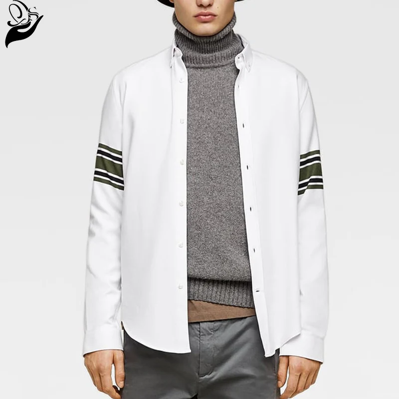 mens white oxford shirts