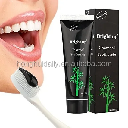 

Factory made teeth paste free sample black bamboo charcoal toothpaste for wholesale