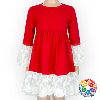 white and red dress for baby girl