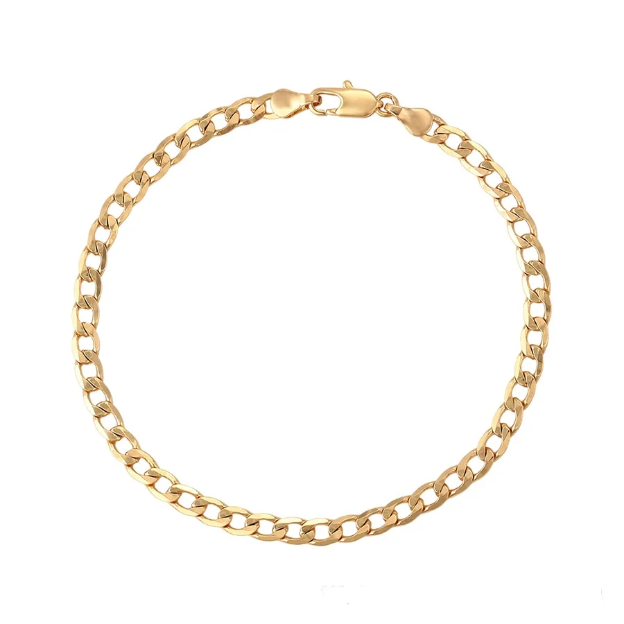 

76041 Xuping Fashion 18K Gold Plated Chains Bracelet for Men