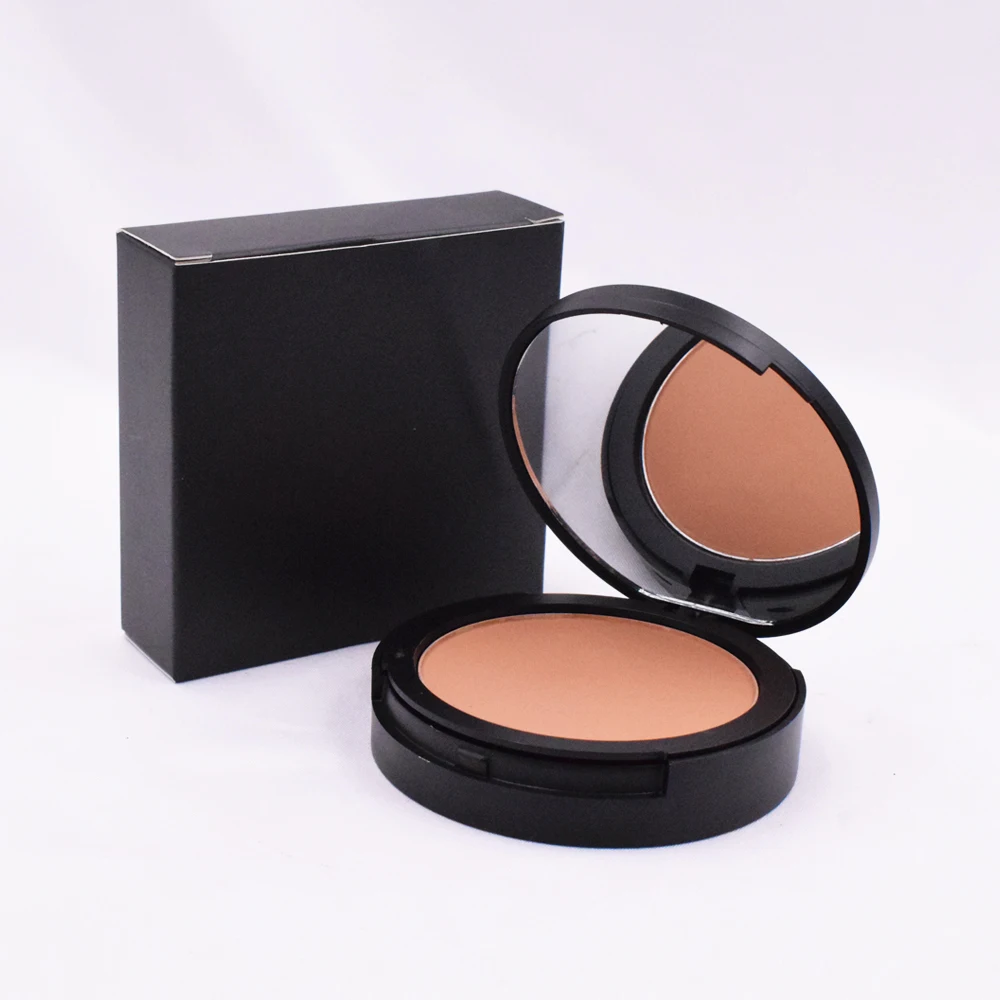 

OEM low MOQ face powder case compact powder case cosmetics private label highlighter pressed powder