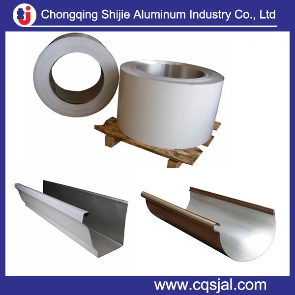 3105 Alloy Color Coated Aluminum Gutter Coil 0.027 0.19 0.032 Gauge