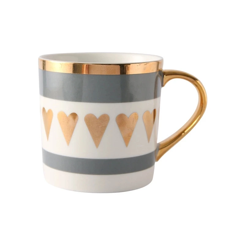

cute cool homewares decor premium gift customized coffee tea gold handle mug, As the picture