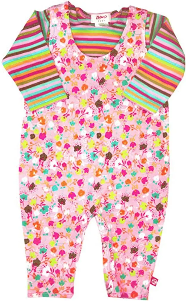 baby girl pink overalls