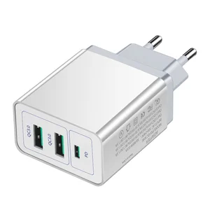3 Port USB C PD & QC3.0 Wall Charger Mobile Phones