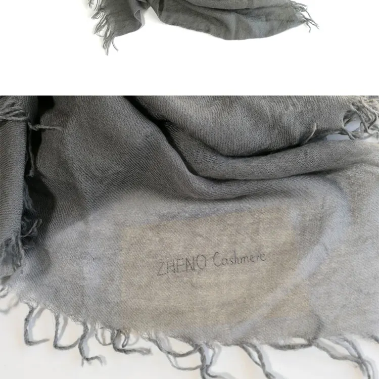 High Quality Italian Women Super Soft Plain  Long 100% Cashmere Kashmiri Pashmina Shawls