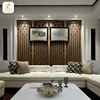 modern hotel stainless steel textured 3d feature wall panel board living room interior metal background wall decorative panel