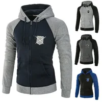

Walson 2014 new men slim fit simple style zipper hoodie cardigan M-XXL