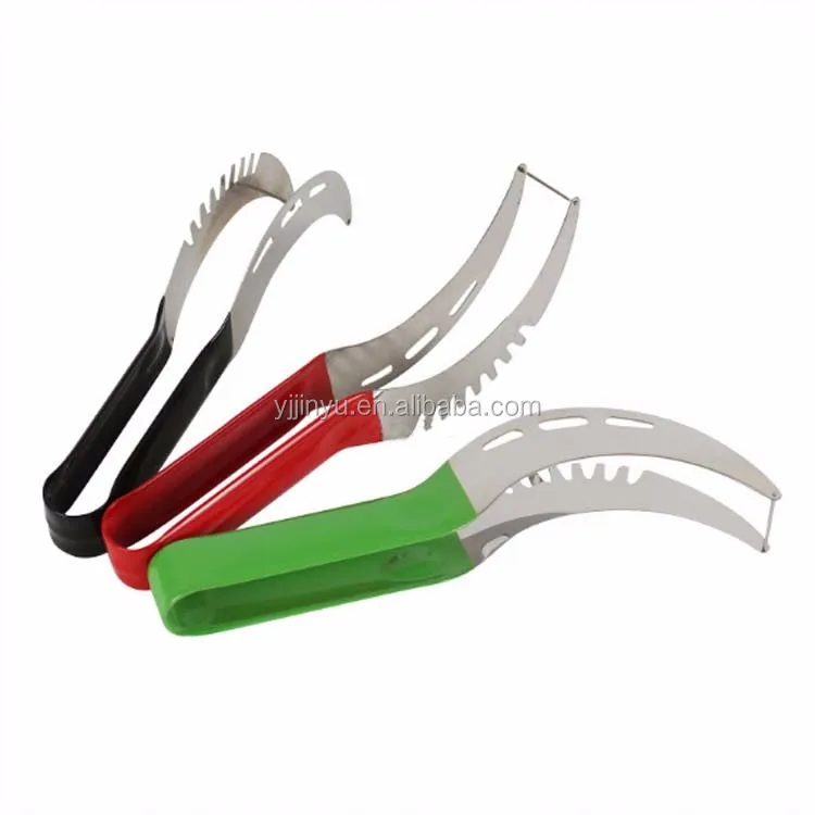 

New Originality Stainless Steel Watermelon Cutter Slicer Fruit Slicer, Green/red/black