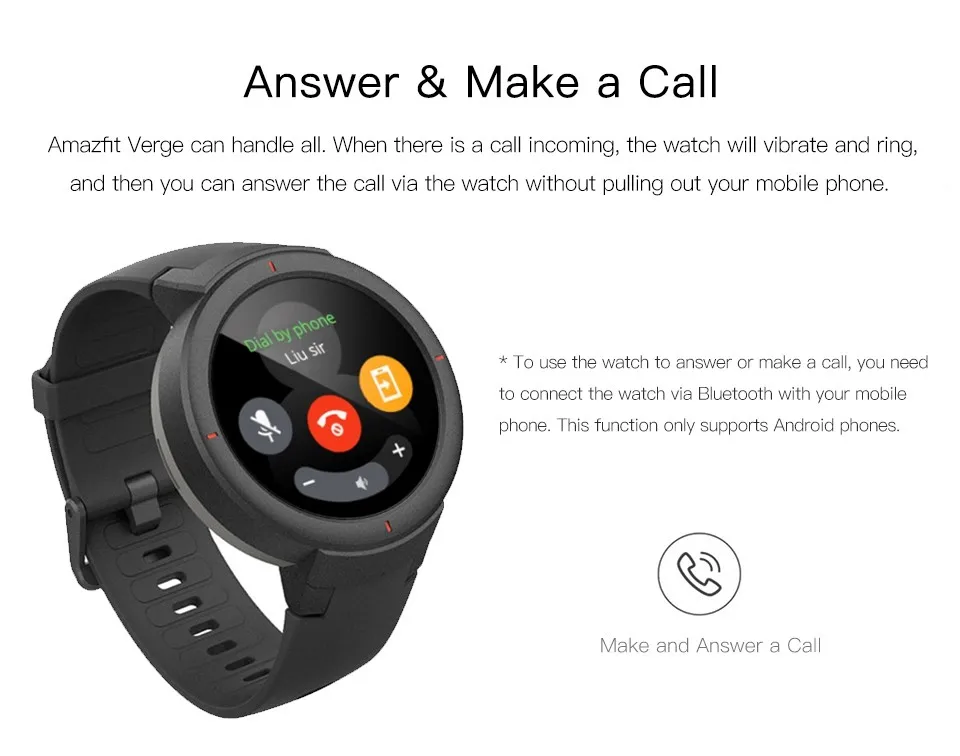 English Version Original Xiaomi Huami Amazfit Verge With Ai Voice