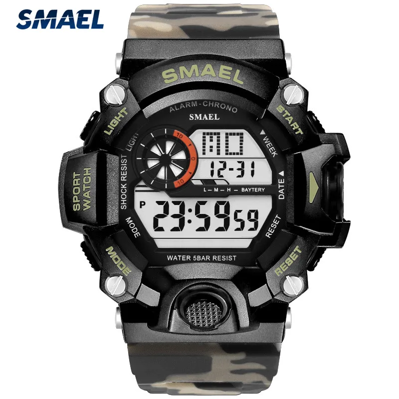 

SMAEL 1385B digital multifunction fashion sport watch new style smart watch, 6 colors