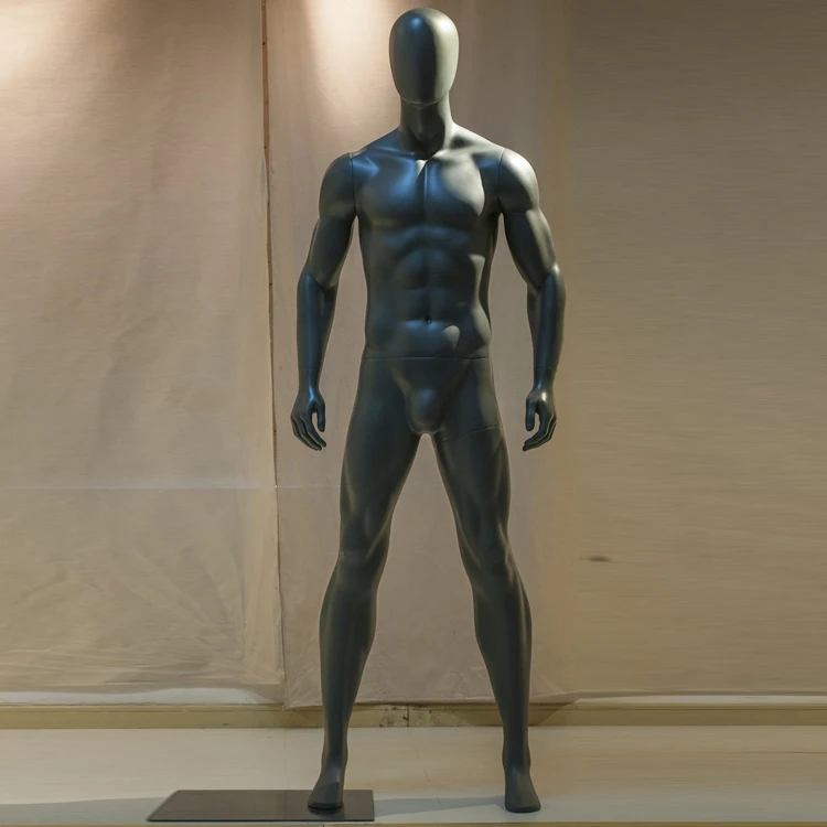 sports canvas black men matt male football mannequins