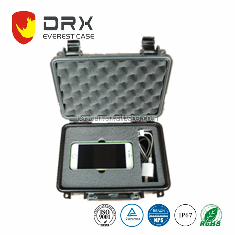 
IP67 Custom Hard Plastic Protective Cigar Case Watch Box with Foam 