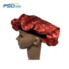 Wholesale Premium Extra Large Satin Sleep cap Layered Adjustable Satin hair Bonnet