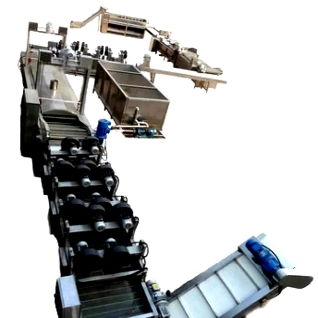 
Semi Automatic High Quality Frozen French fries Production Line , Potato chips production line 100kg/h 300kg/h 