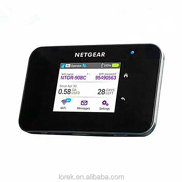 

4G LTE Cat11 Mobile Hotspot WiFi router Unlocked Netgear Aircard AC810S, Black