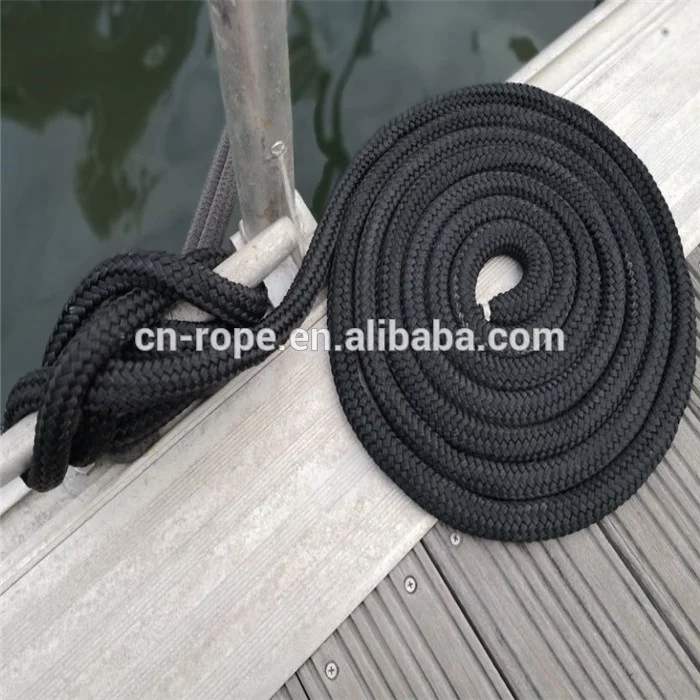 4 pack double braided dock line boat mooring braided dock line