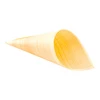 Single opp bags packaging wooden french fry cones