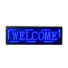 Blue Programable LED Name Tag Scrolling Digital Badge
