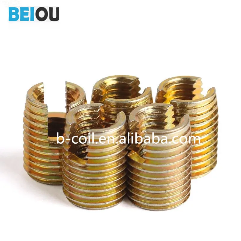 
Self Sapping Thread Inserts with Cutting Slots 