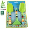 kids garden tool with colorful wooden handle