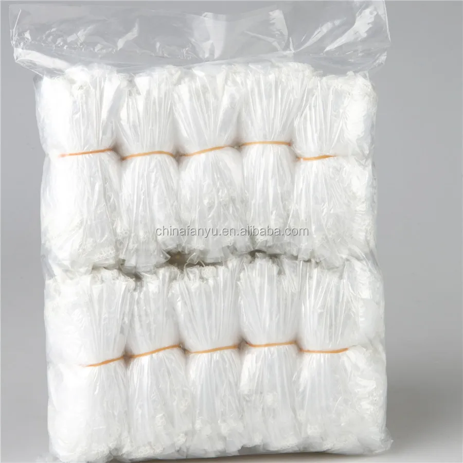 
disposable plastic shower bouffant bath cap 