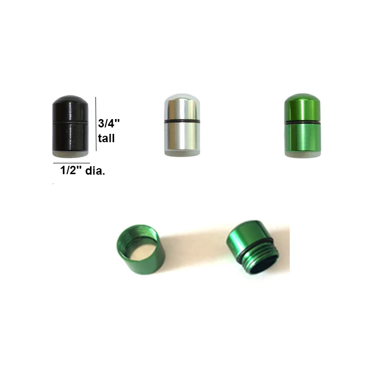 

12*18mm In Stock Small Magnetic Micro Geocache Containers, Nano Bison Tube Container Geocaches