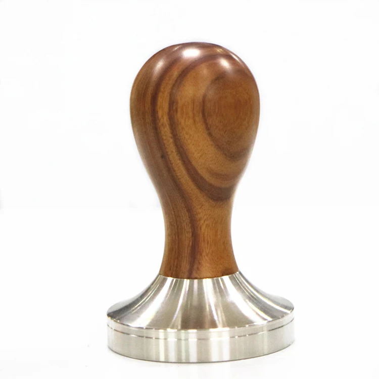 

Pressure Base Tampers Wooden Handle Coffee Tamper 51mm 49.5mm