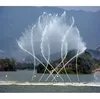 PLC Multimedia DMX Lights 2D Fountain Nozzles Outdoor Music Dancing Water Fountain