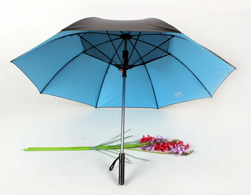 Usb umbrella with fan inside fan windproof umbrella with fan