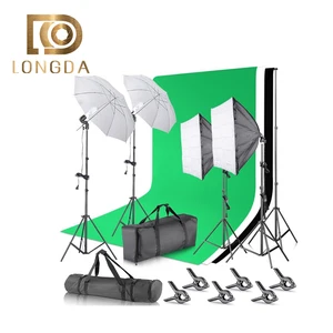 Photography Studio Lighting Kit 2.6m x 3m Background
