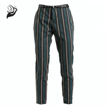 striped trousers for ladies