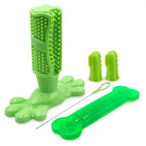 Image of Manufacturer factory pet dog chew toy dog tooth brush toy Silicone Pet Rubber