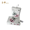 Luxury custom printed magnetic packaging boxes magnet packaging box with ribbon flips for data cable charger powerbank cosmetic