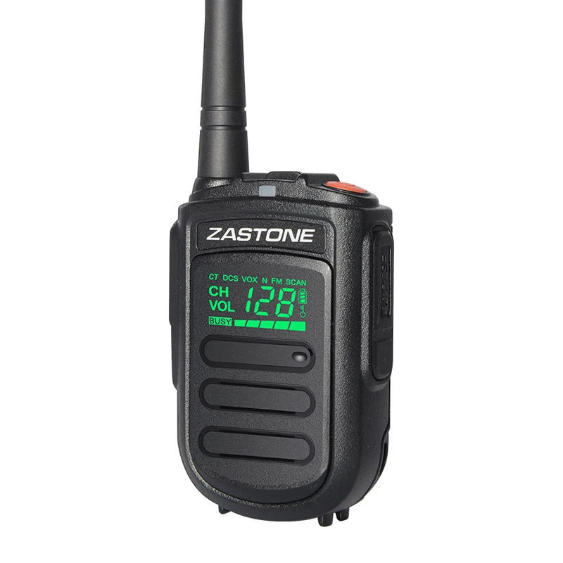 

TOT function ZASTONE MINI9 long range walkie talkie handheld mini two way radio, Black